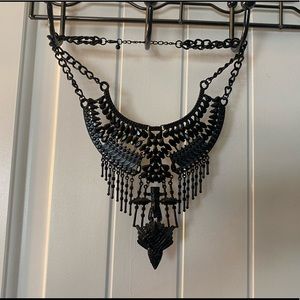 Black Tribal Statement Necklace 🖤🥀